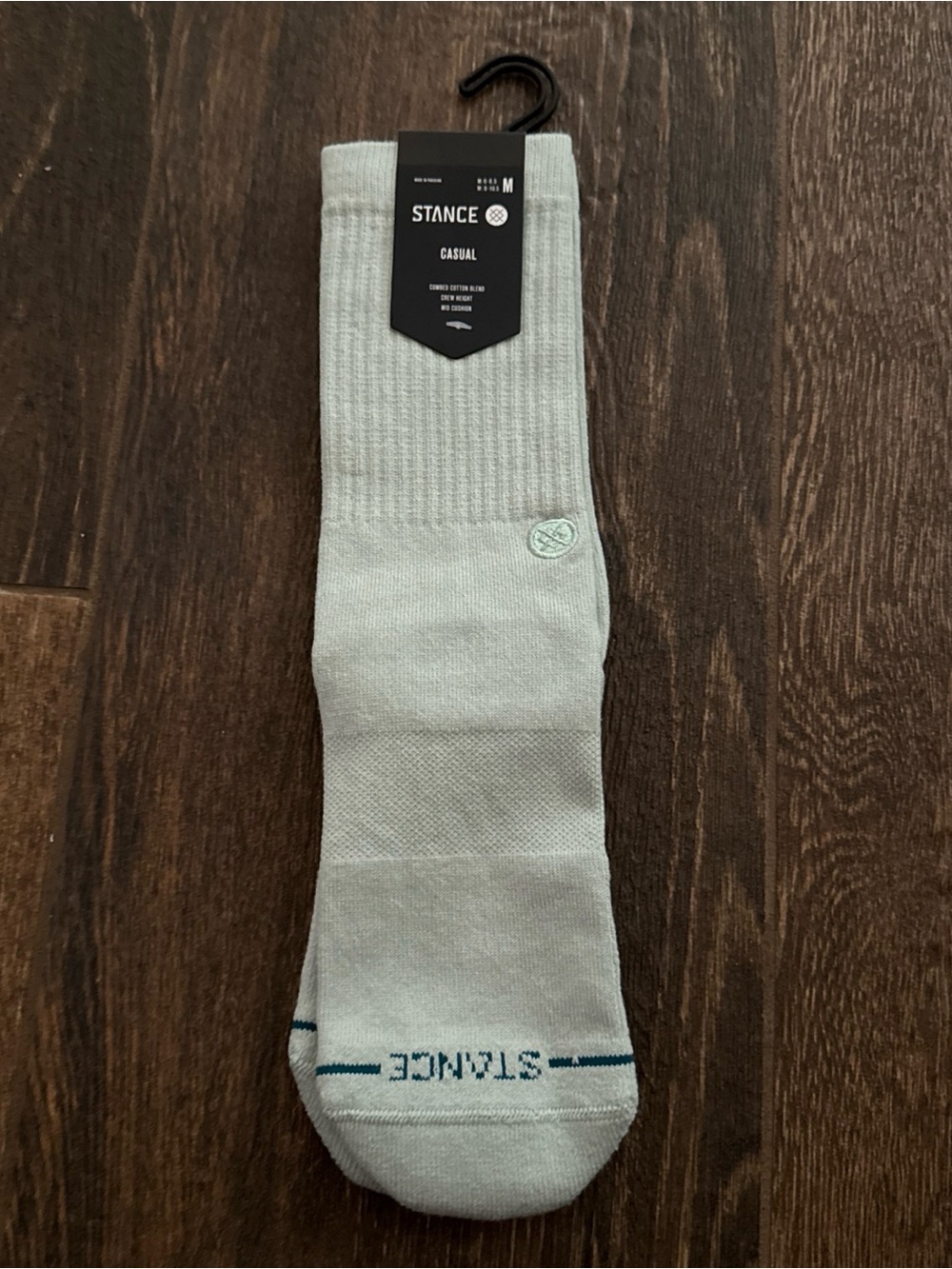 Stance Men's Casual Crew Socks - Mint Green